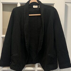 Chico's Black Textured Blazer